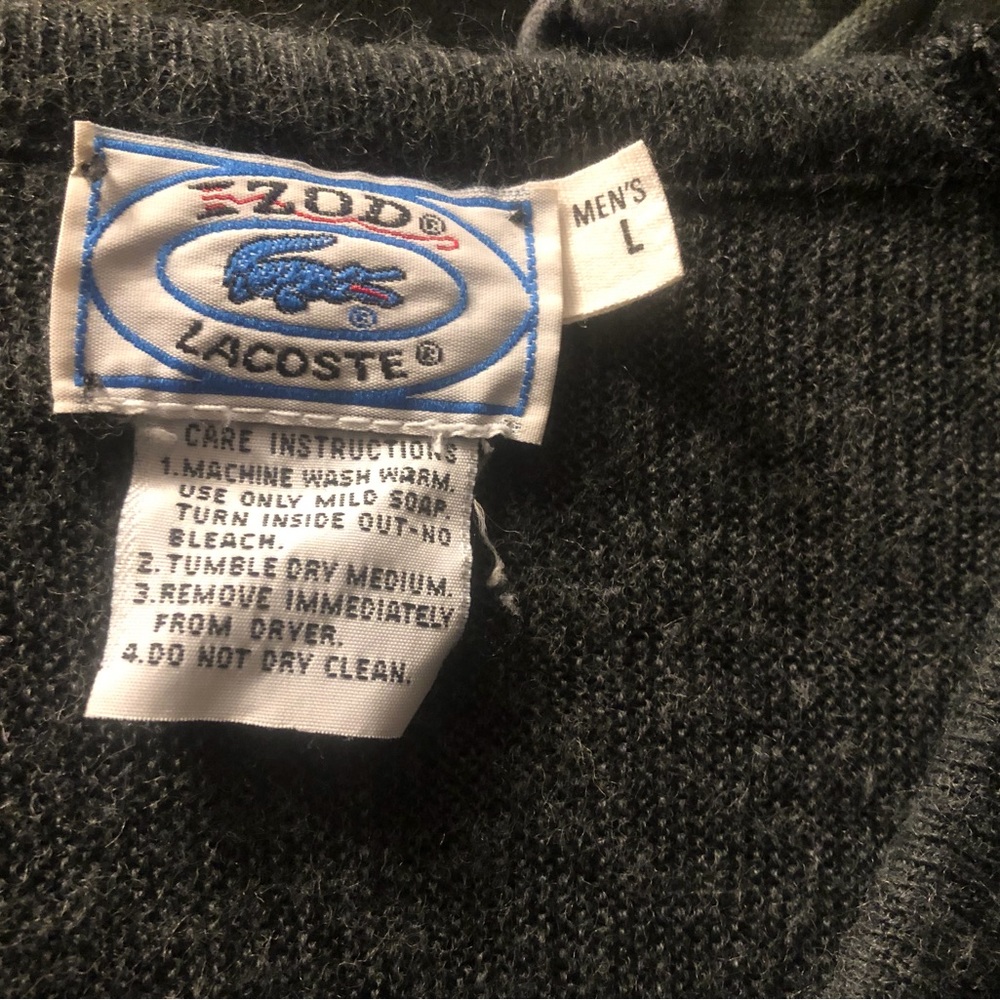 Vintage Izod Lacoste V-neck sweater